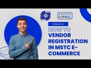 Read more about the article How to do vendor registration in MSTC e commerce