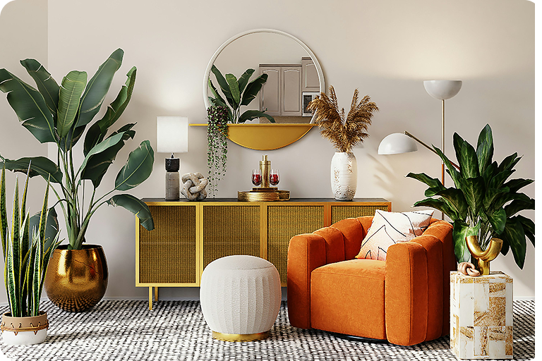 Hand painting a wall with a roller